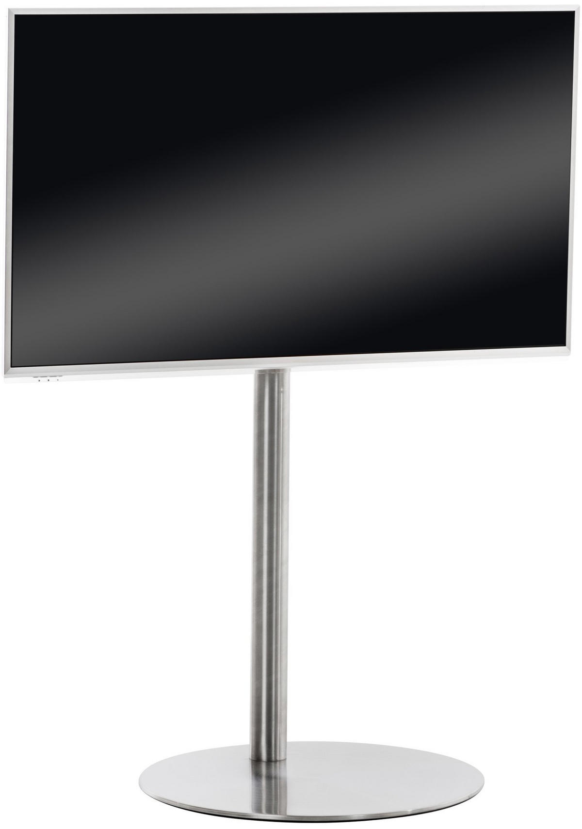 TV RACK Metall Edelstahl - Edelstahlfarben, Metall (64/100/53cm) - CLP