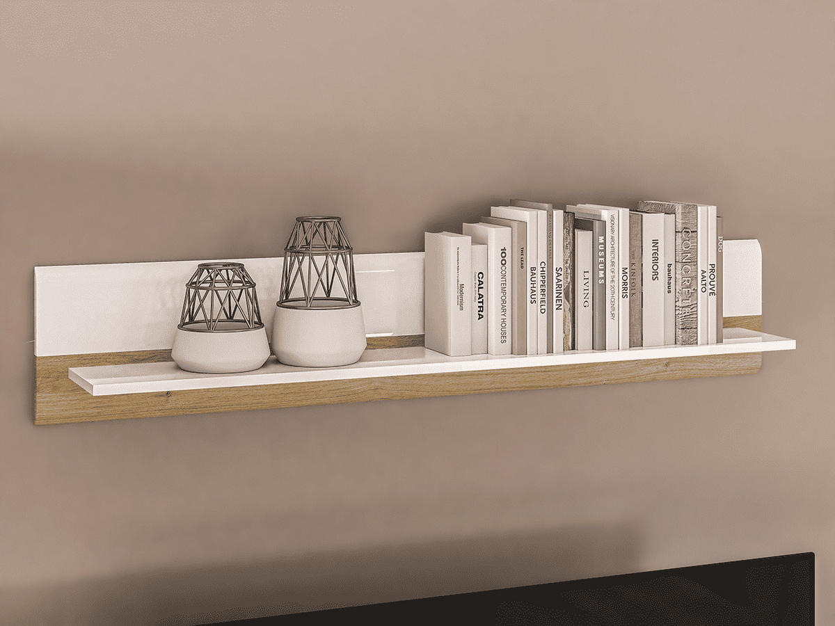WANDREGAL – 134 cm – Adagio – Eichefarben - Eichefarben, Holzwerkstoff (134/25/24cm) - hi-markt