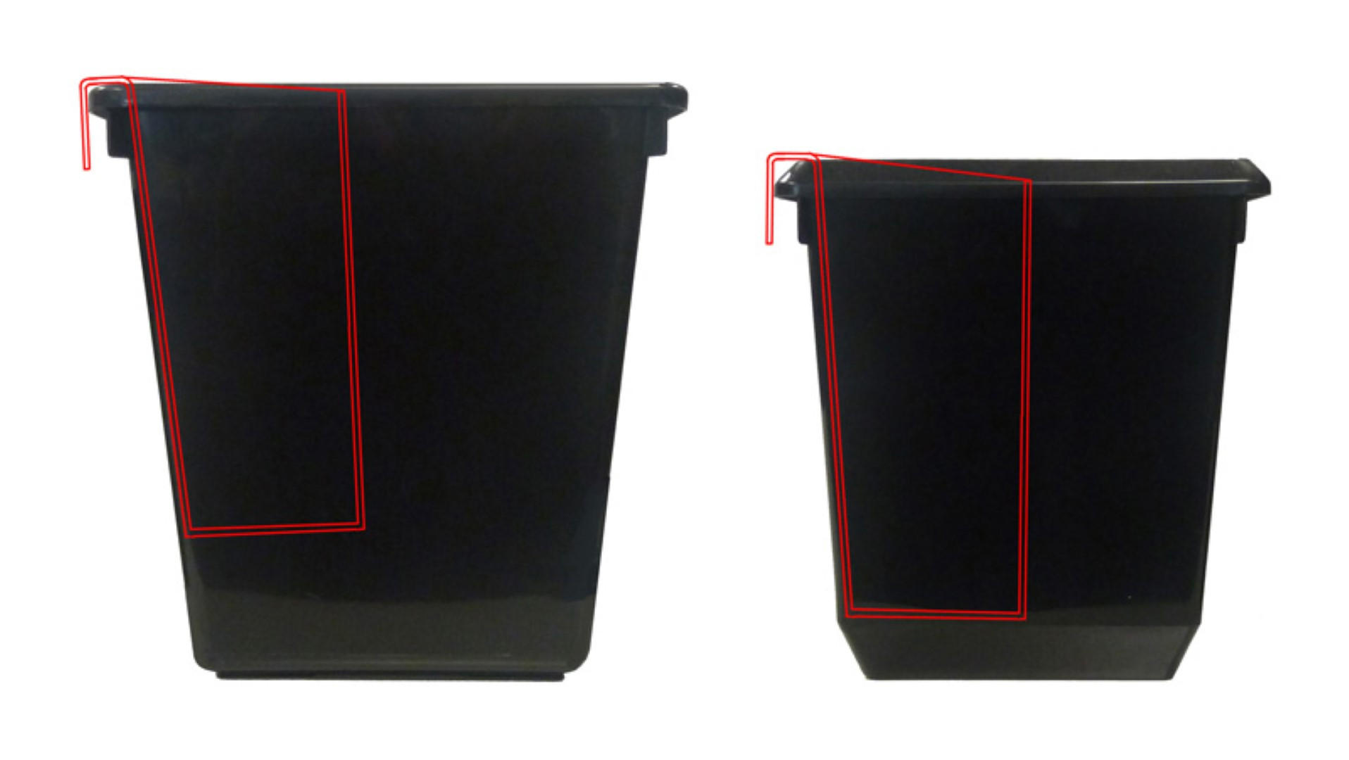 PAPIERKORB Für Viereckigen Kegelförmigen Kunststoff Grün - Grün, Metall (15/26.5/24cm) - PROREGAL