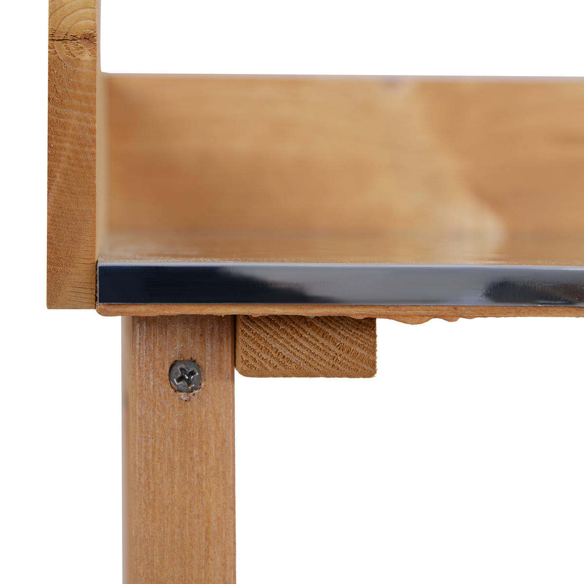 PFLANZTISCH DE-18933 2 Ablageflächen, 3 Werkzeughaken Naturholz - Naturfarben, Holzwerkstoff (76/37/89cm) - ComfortXL