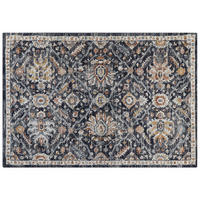 KURZFLOR-TEPPICH Malishka 230/160 cm - Blau, Kunststoff (160/230cm) - Beliani