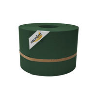 SICHTSCHUTZSTREIFEN Rille PP für Doppelstabmatte Zaunblende Tannengrün 50m - Dunkelgrün, Kunststoff (5000/19cm) - ZAUN|ZU
