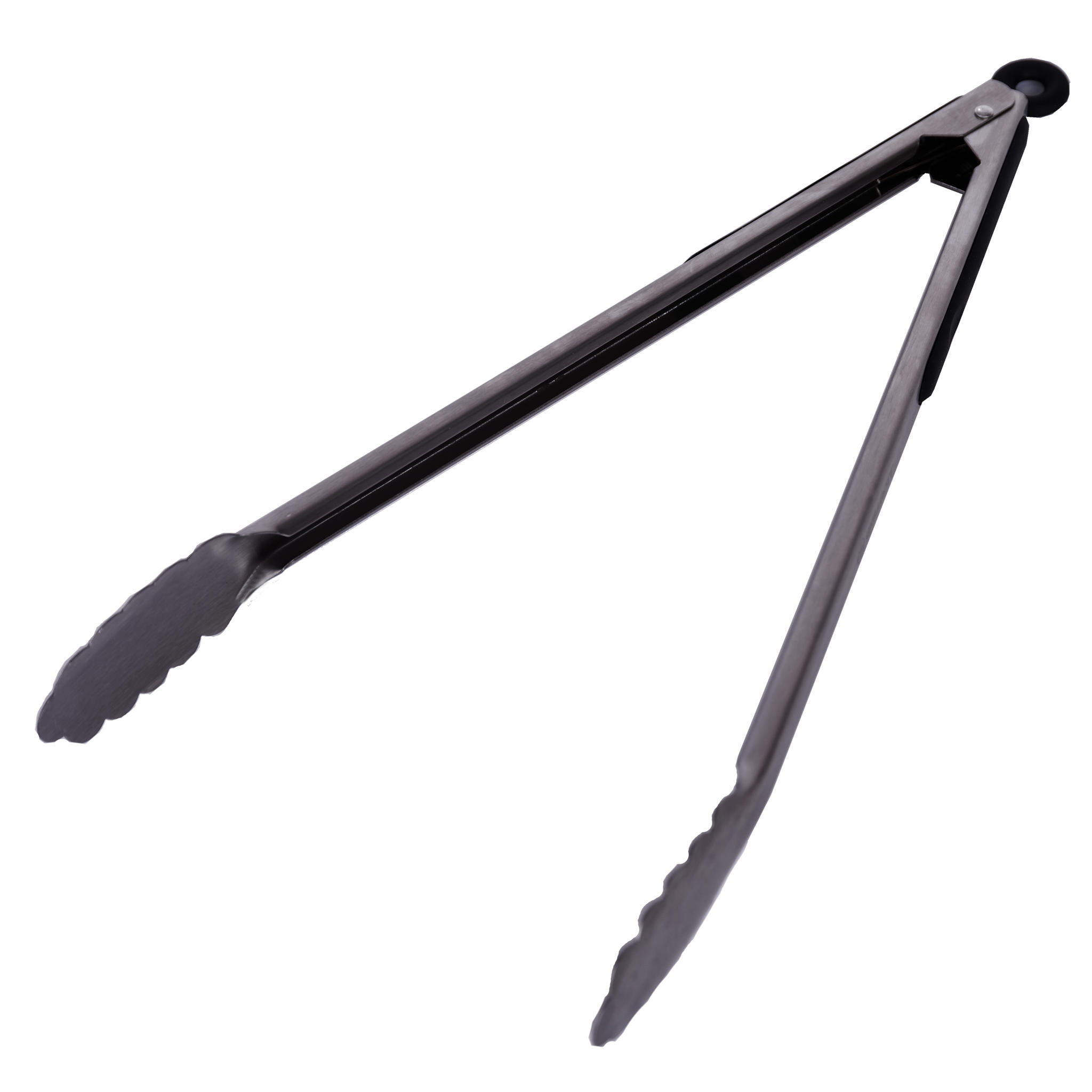 GRILLZANGE 40cm - Edelstahlfarben, Metall (0.8cm) - Grillgott