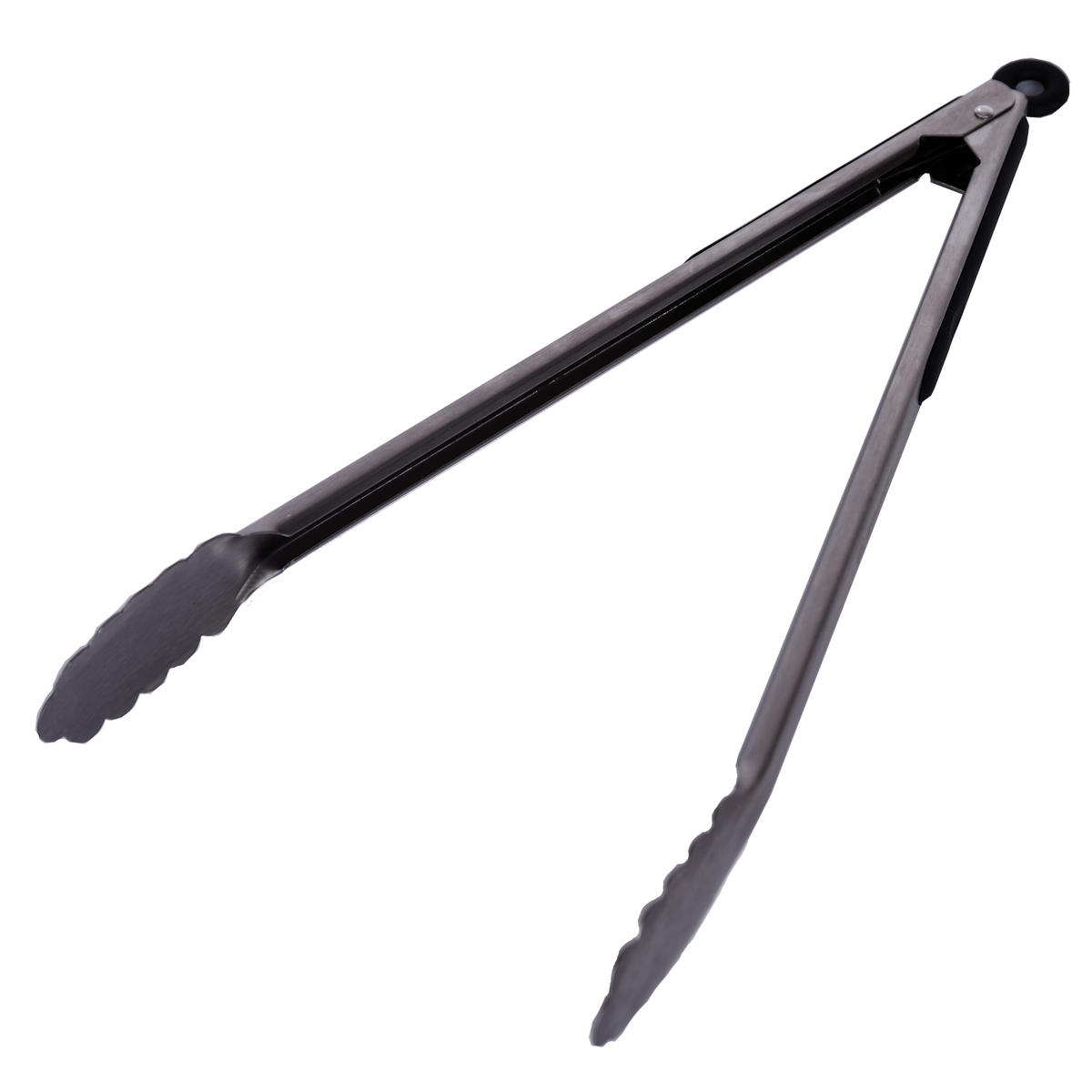 GRILLZANGE 40cm - Edelstahlfarben, Metall (0.8cm) - Grillgott