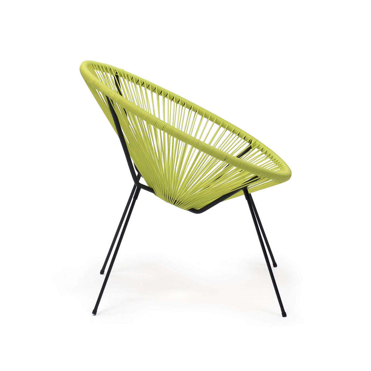 GARTENSTUHL Gelb 70/76/80 cm - Gelb, Metall (70/80/76cm) - Mobili Rebecca