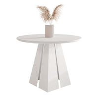 AUSZIEHTISCH FORTE 100/76 cm, Weiß - Weiß, Holzwerkstoff/Metall (100/100/76cm) - Idohome