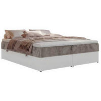 POSTEL BOXSPRING TRAVIT ZERO 200/200 - Světle hnědá Manšestr - Topper Visco - H3 - černá/světle hnědá, textil/plast (200/200cm) - MKS