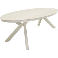 GARTENTISCH Davos - Beige - 220/120/74 cm - Beige, Metall (220/120/74cm) - Lesli Living