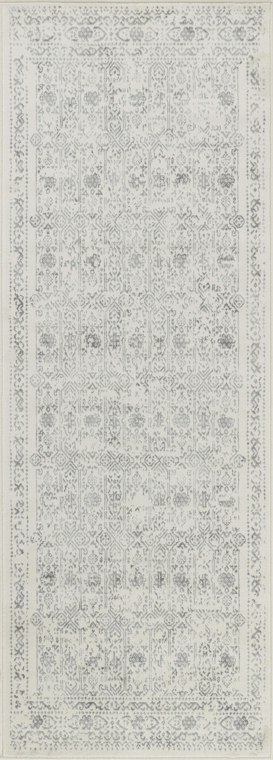 VINTAGE-TEPPICH 70/220 cm Grau - Grau, Naturmaterialien/Textil (69/221cm) - LIVABLISS