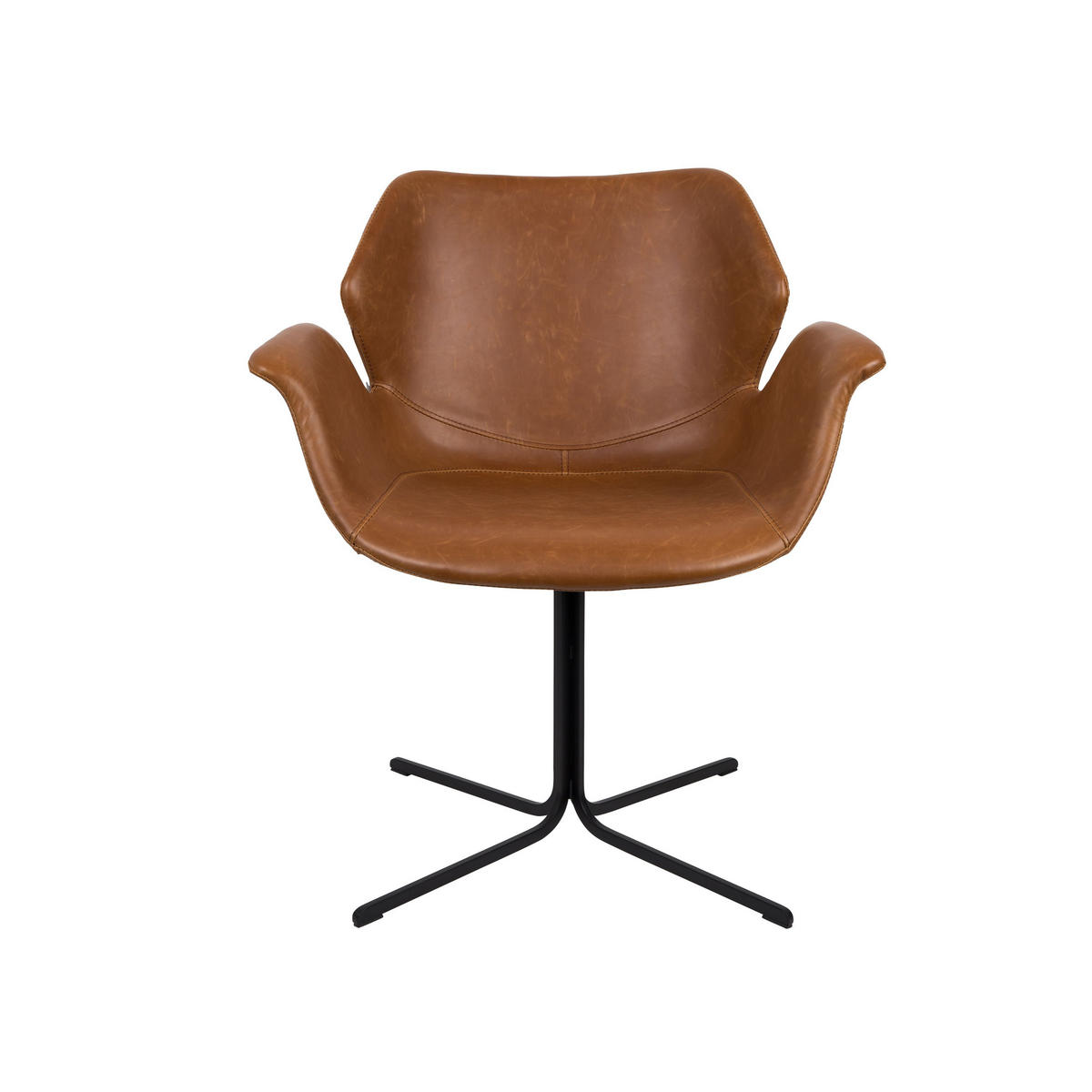 ESSZIMMERSTUHL Nikki Braun - 2 er Set - Braun, Kunststoff (66/80/62cm) - Zuiver