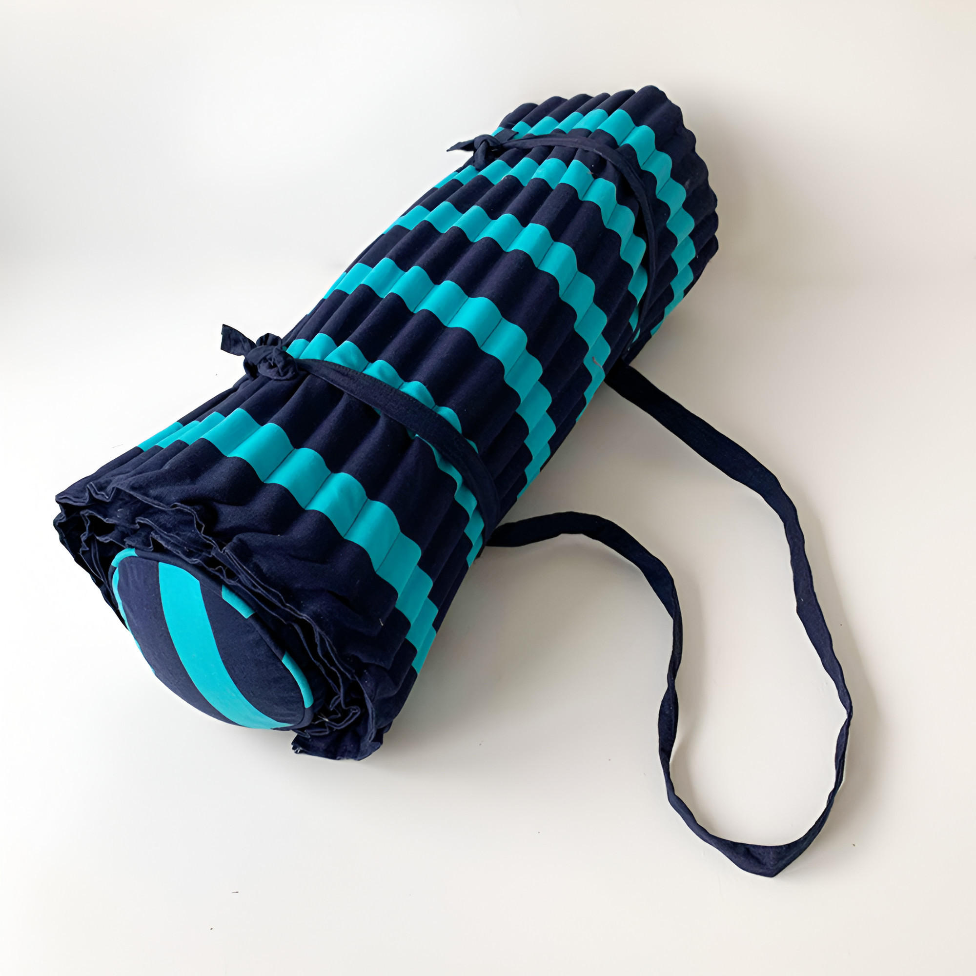 Thumbnail - LE Comptoir DE LA Plage Strandmatraze, Blau, Textil, Rechteckig, 60x180 cm, Gartenmöbel, Gartenliegen