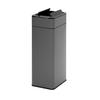 SENSORMÜLLEIMER SE40L Grau - Grau, Metall (23/65/31cm) - SVITA
