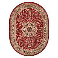 TEPPICH ATLAS oval rot orientalisch 160/220 cm - Rot, Textil (160/220cm) - Tapiso