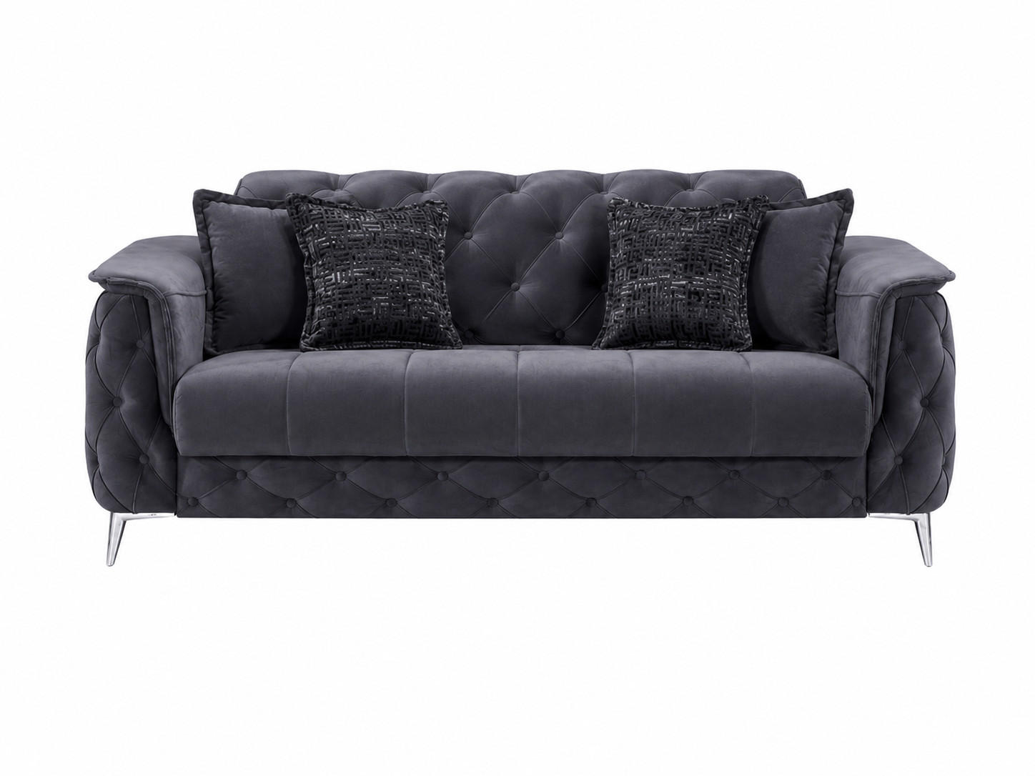 XXXLutz 2-Sitzer Anthrazit 170x80x95 cm