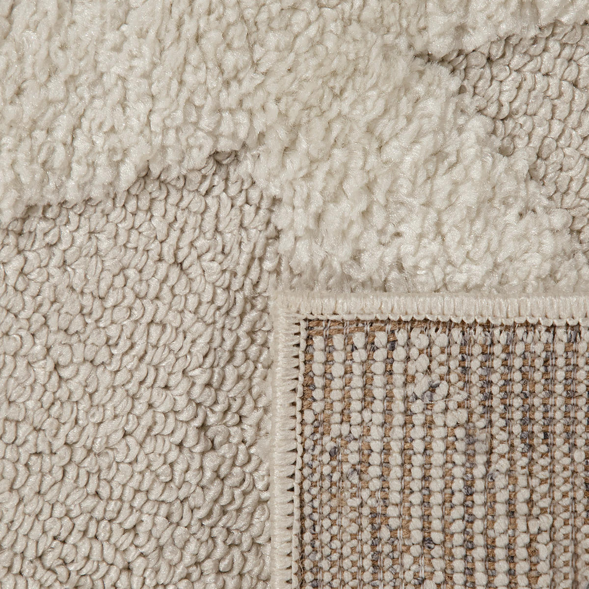 HOCHFLORTEPPICH 80/150 cm Genua 743 - Creme, Textil (80/150cm) - Paco Home