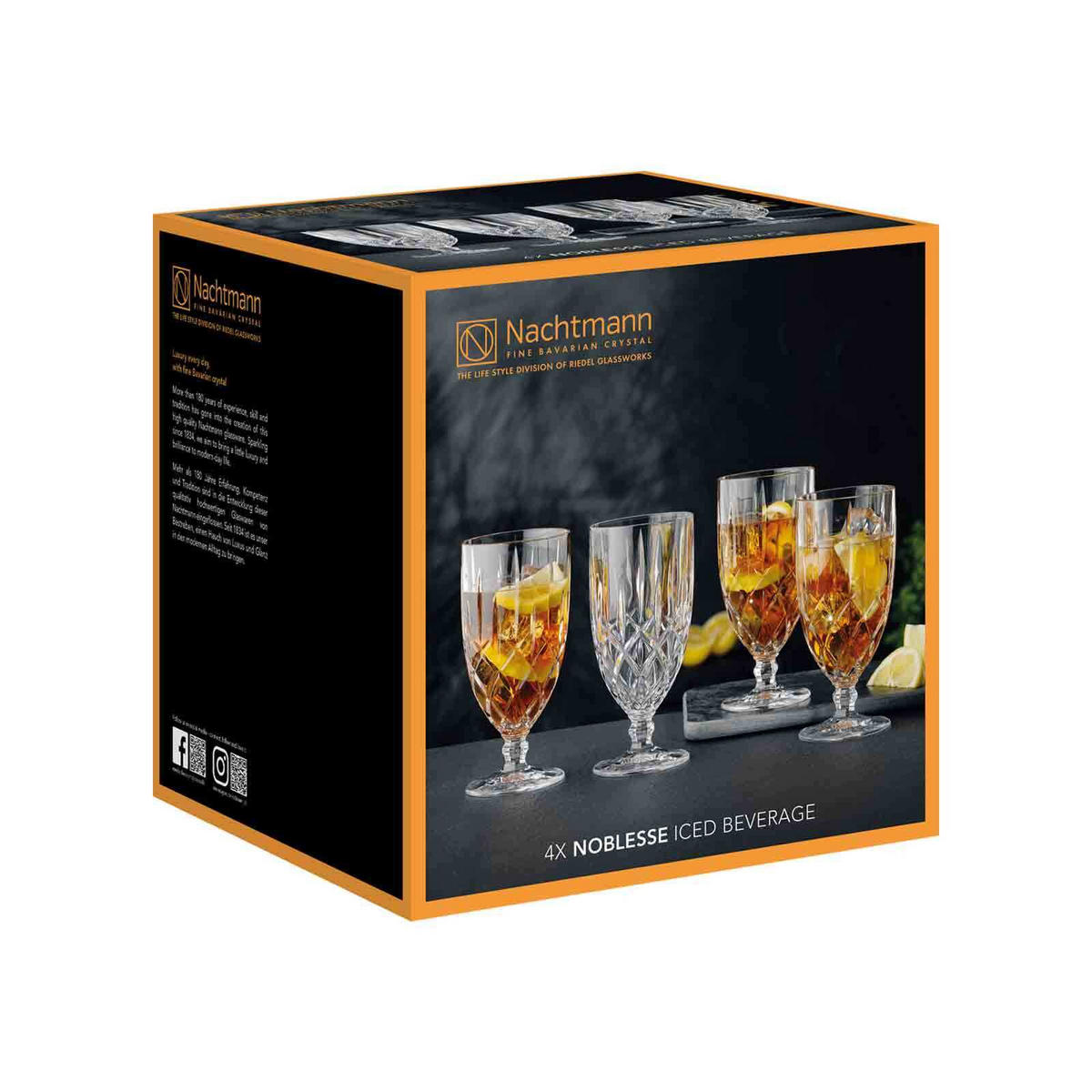 BIERGLÄSER Noblesse transparent 425 ml 4er Set - Transparent, Glas (0.425L) - Nachtmann