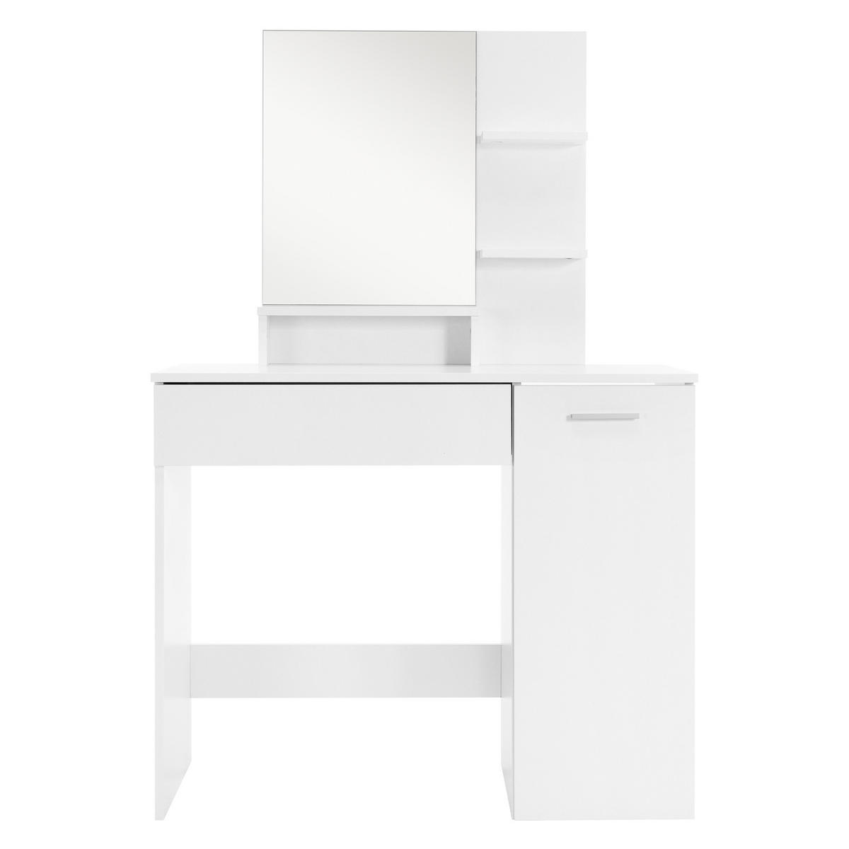 SCHMINKTISCH - Weiß, Holzwerkstoff (38/138/90cm) - ML-DESIGN