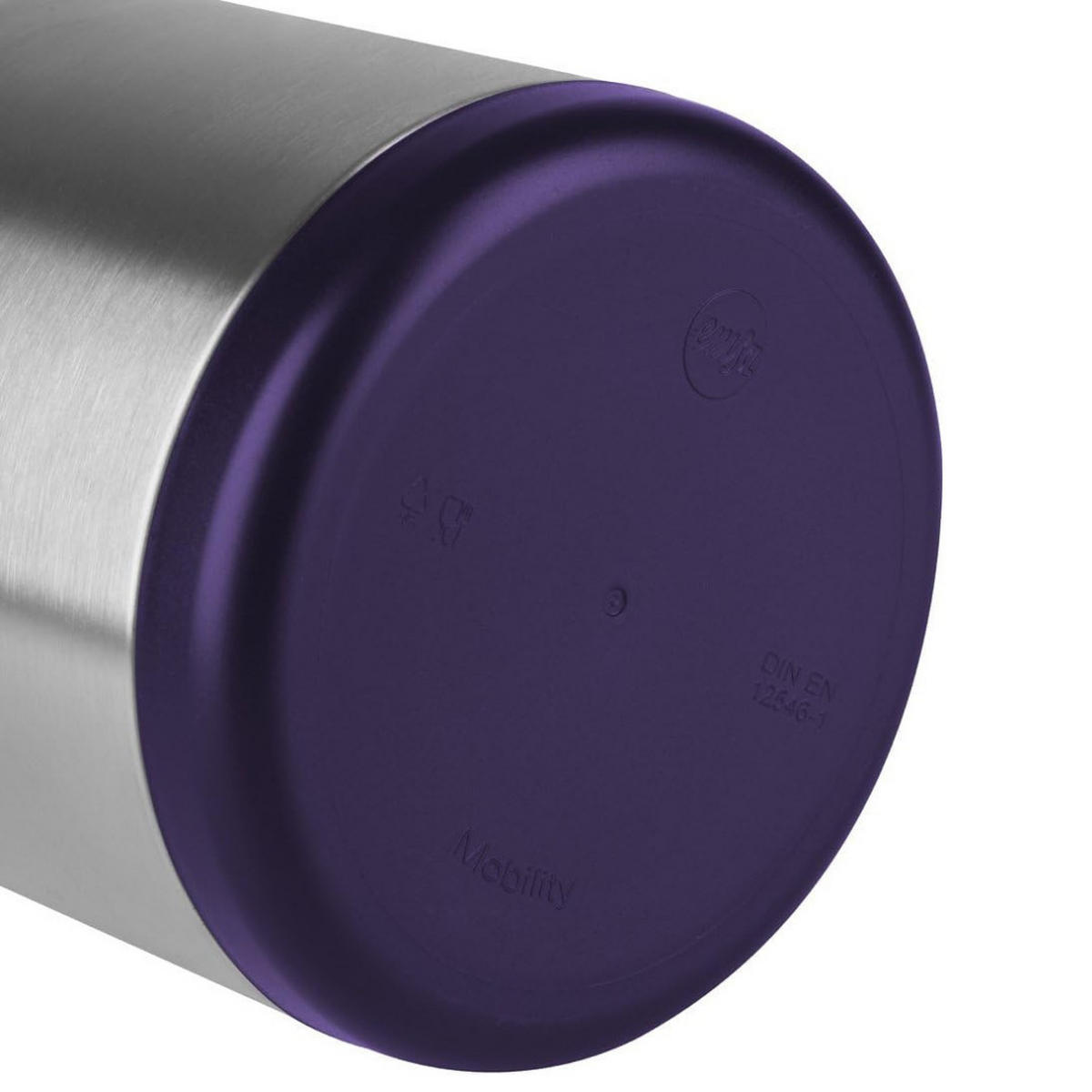THERMOBEHÄLTER 509234 Brombeer/Violett 1,7 L Edelstahl - Lila/Schwarz, Kunststoff/Metall (1.7L) - Emsa