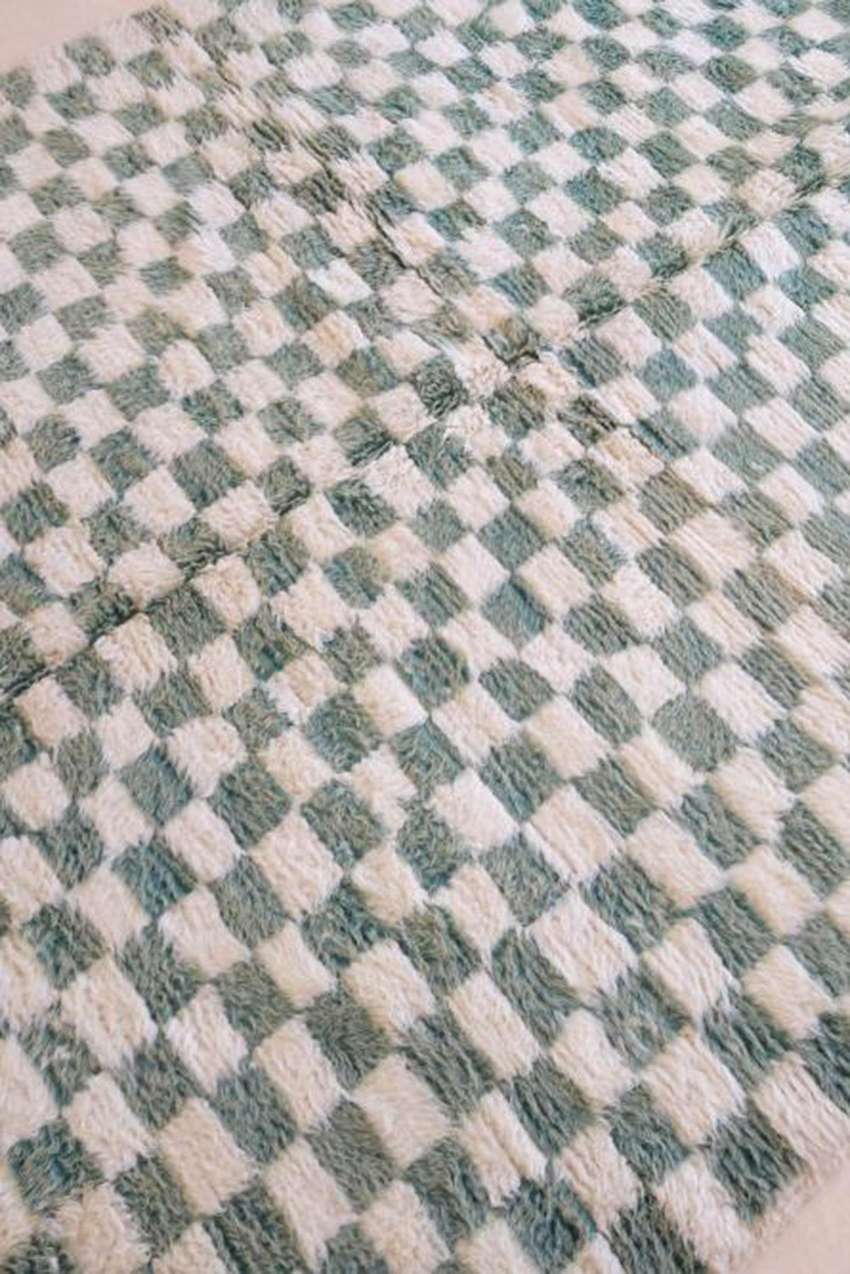 BERBERTEPPICH aus reiner Wolle 193x 212 cm - Grün, Naturmaterialien (193/212cm) - AFK Living