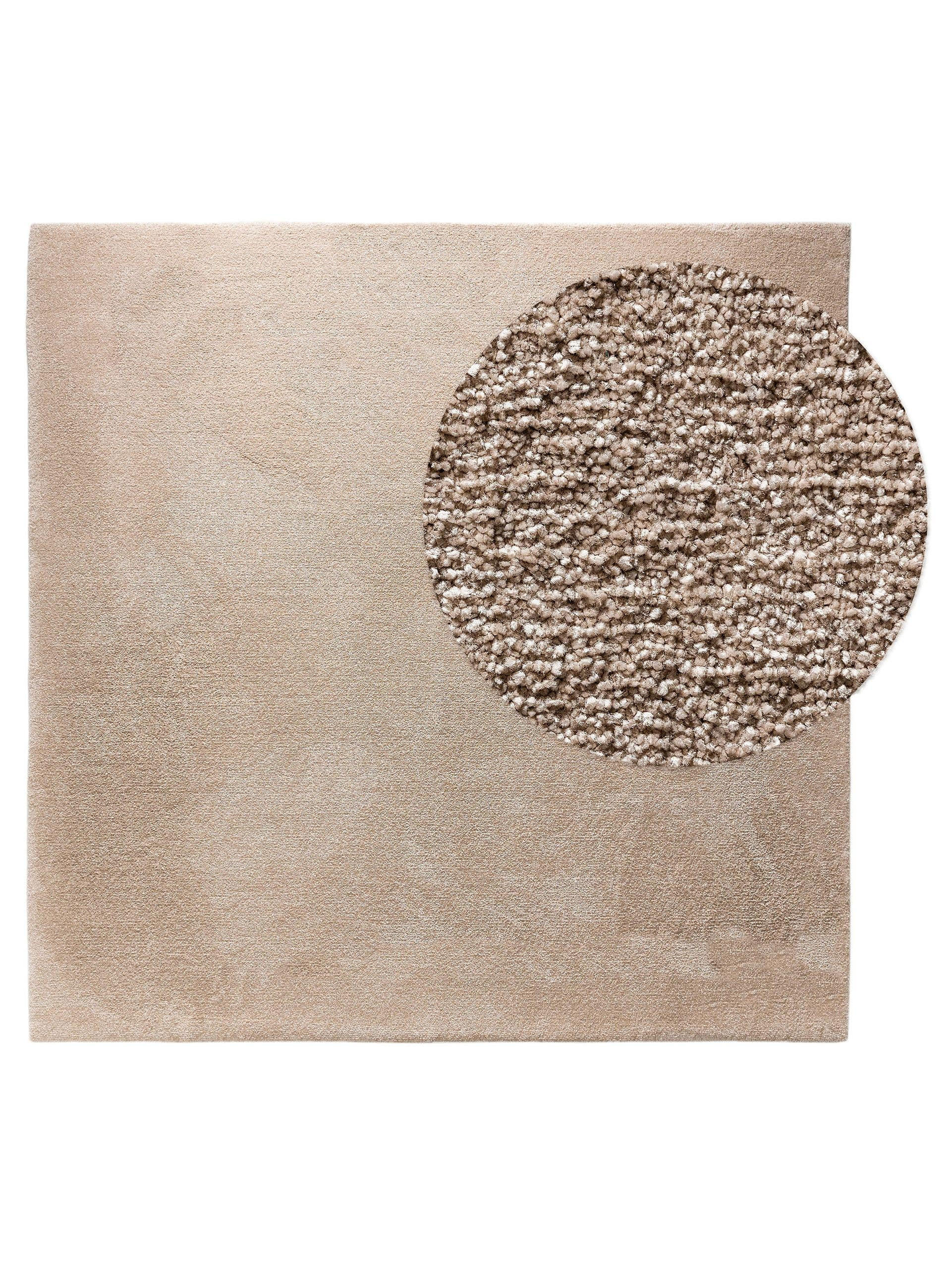HOCHFLORTEPPICH Melvin waschbar 200/200 cm - Beige, Kunststoff (200/200cm) - benuta Nest