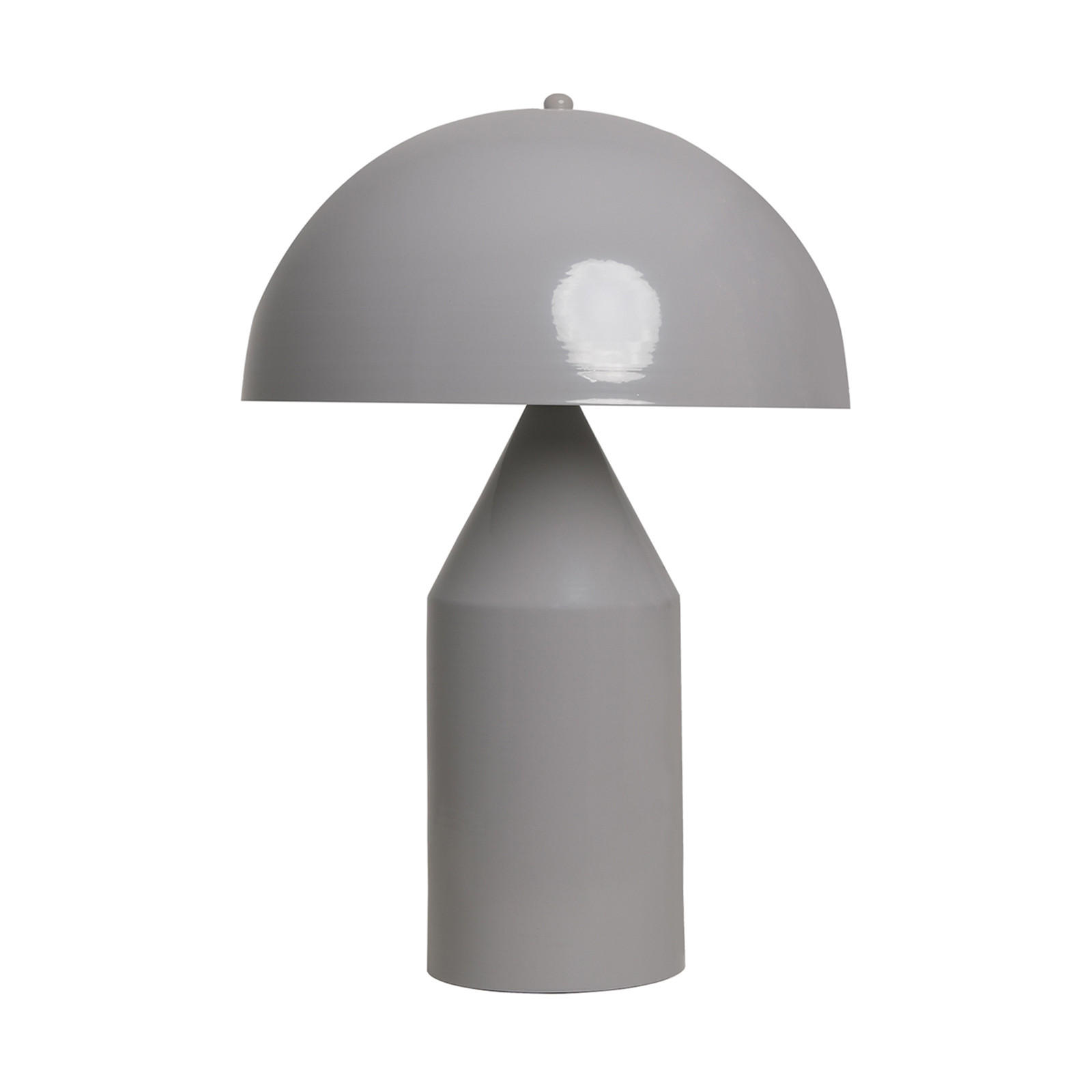 TISCHLEUCHTE Pilzlampen 50/30 - Grau, Metall (50/30/50cm) - Bamyum