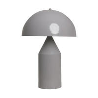TISCHLEUCHTE Pilzlampen 50/30 - Grau, Metall (50/30/50cm) - Bamyum