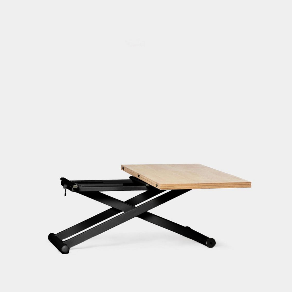 COUCHTISCH AUSZIEHBARER UND ERHÖHTER Tapi 110 cm x 46-75 cm - Hellbraun, Holz (57/110/46cm) - Klast Home