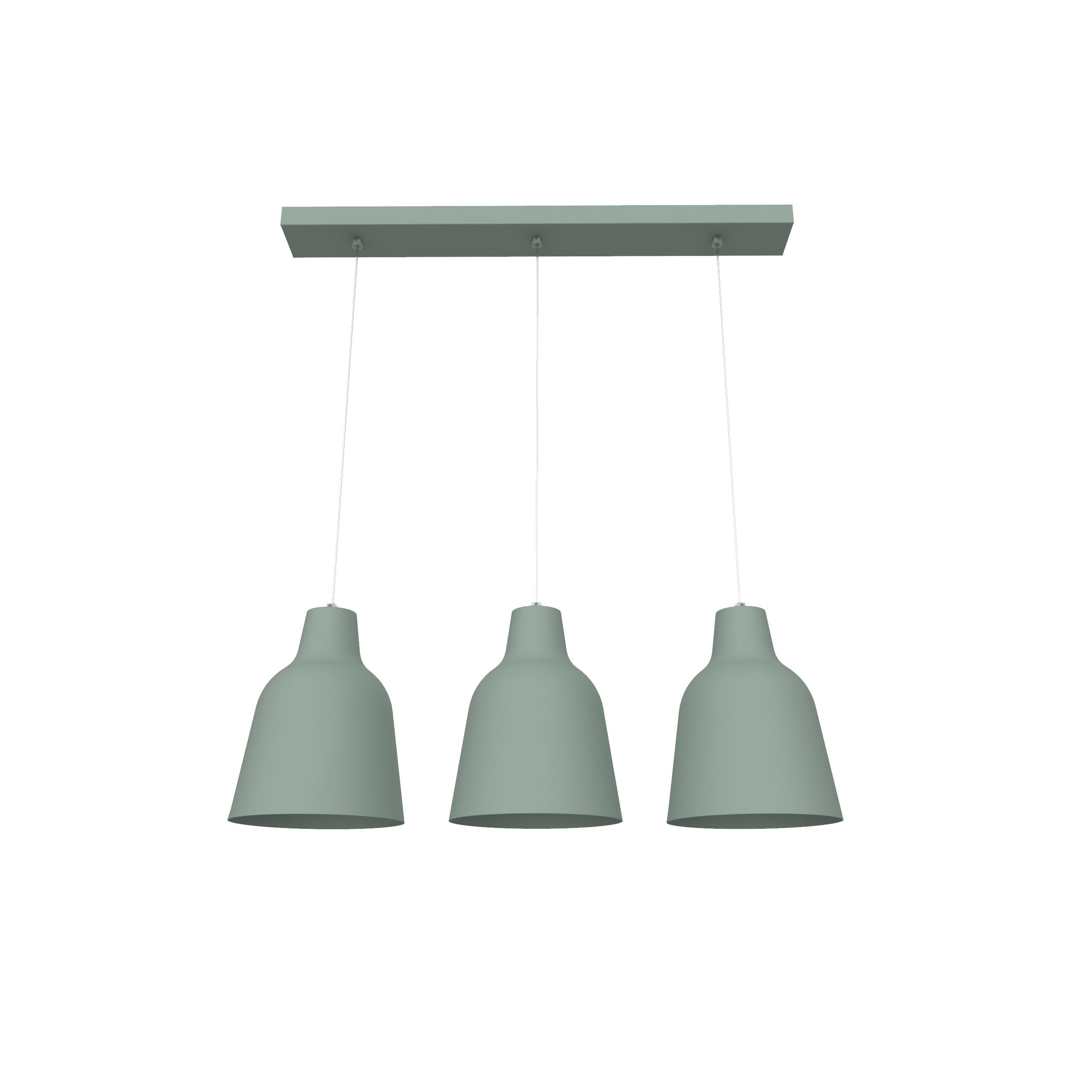 HÄNGELEUCHTE - Grün, Metall (17/70/22cm) - Lumicom