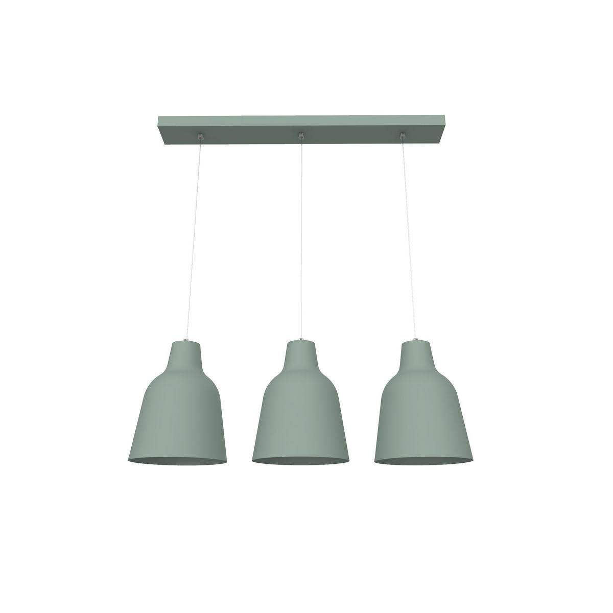 HÄNGELEUCHTE - Grün, Metall (17/70/22cm) - Lumicom