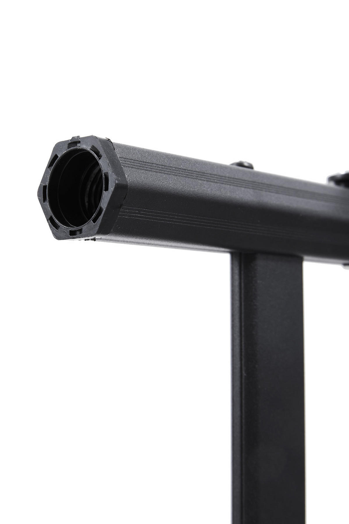 CAMPINGTISCH aus Aluminiumlegierung Eisen in Schwarz klappbarer Rechteckig Gitter-Tischplatte Felsenfeste Stabilität 60 cm B x 40 cm T x 27/56 cm - Schwarz, Metall (40/60/27cm) - Livingandhome