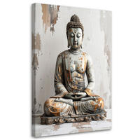 LEINWANDBILD Zen und Orientalisch 70x100cm - Grau, Textil (70/100cm) - Feeby