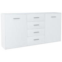 KOMMODE Bodo 2D4S Weiß 177/35/75 cm - Weiß, Holzwerkstoff (177/75/35cm)