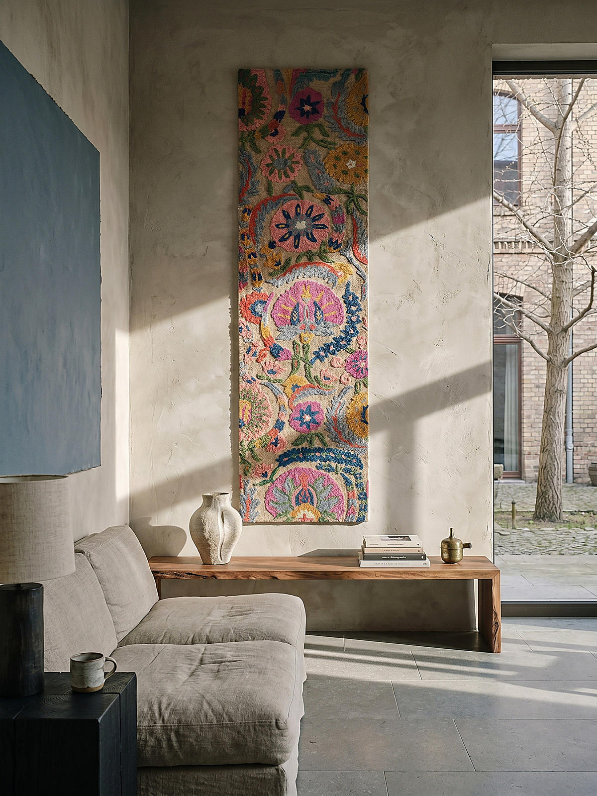 WOLLTEPPICH HEDDA, floral, Bunt, 80 x 300 cm - Multicolor, Textil (80/300cm) - KADIMA DESIGN