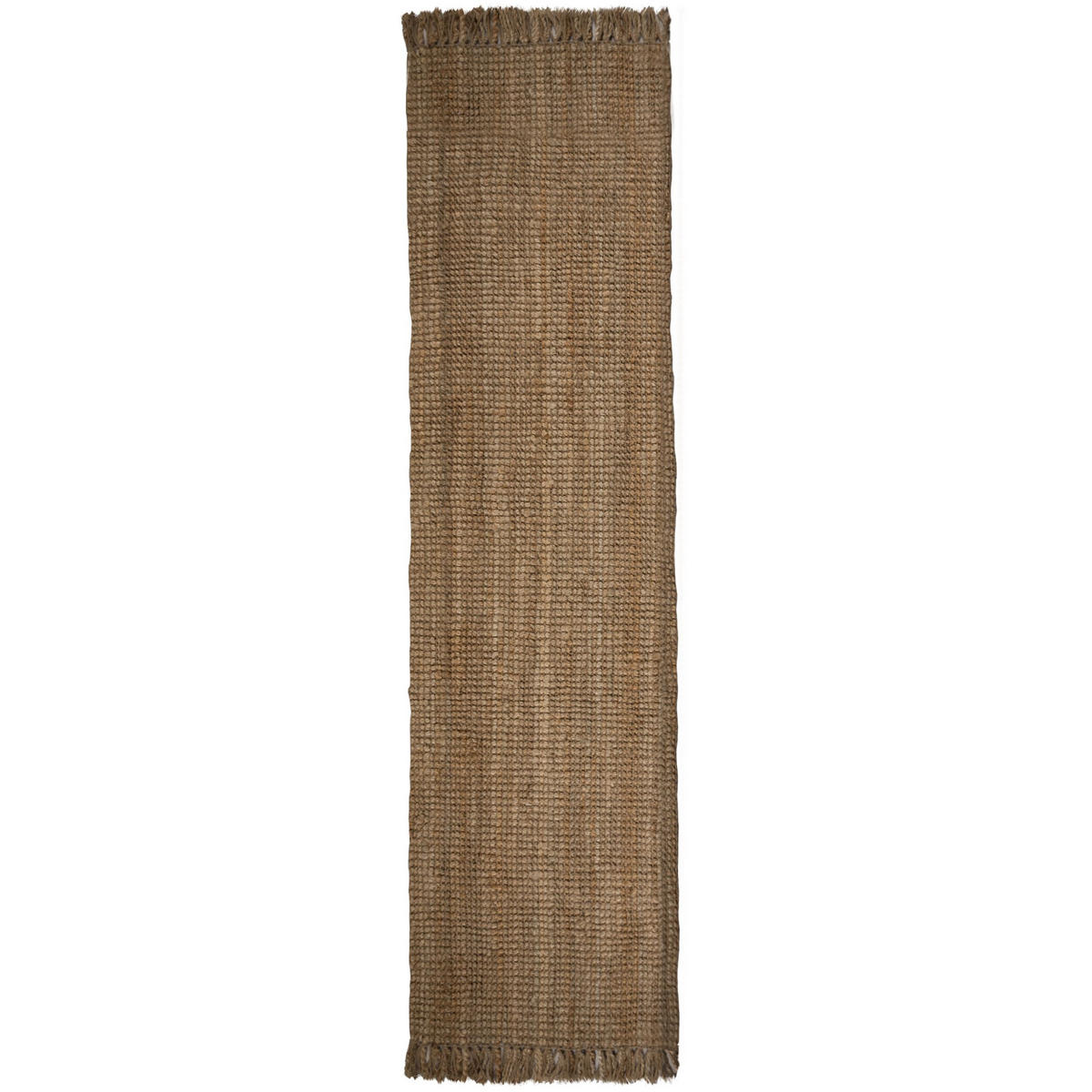 TEPPICH Jute Wende-Design, strapazierfähig ERME, Braun 60x300 cm - Braun, Naturmaterialien (60/300cm) - KADIMA DESIGN