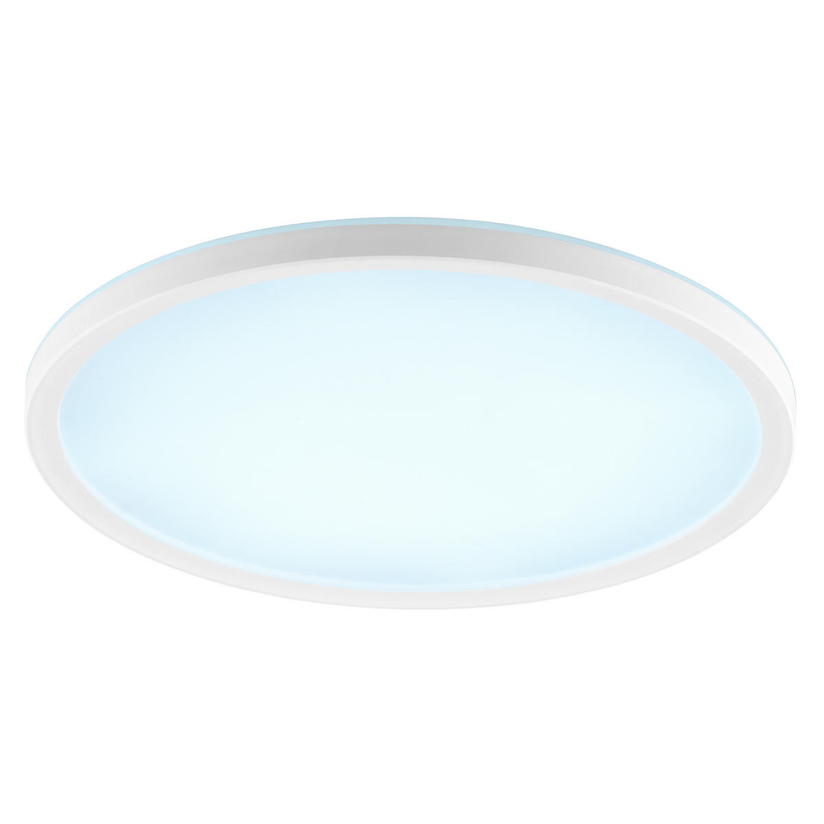 LED DECKENLEUCHTE Samora Weiß 29,3/29,3/2,6 cm - Weiß, Kunststoff (29.3/29.3/2.6cm) - Brilliant