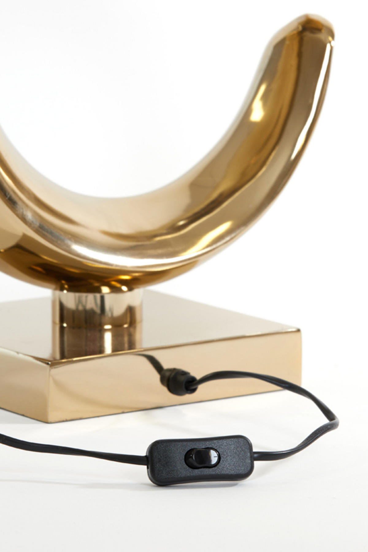 LAMPENFUSS Mond Gold Ø37/60 cm - Goldfarben, Metall (37/20/60cm) - Light & Living