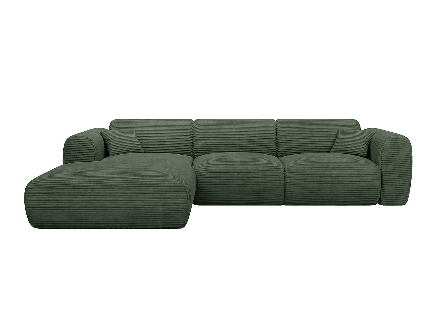 Vente-Unique Schlafsofa Grün 299x73x165 cm