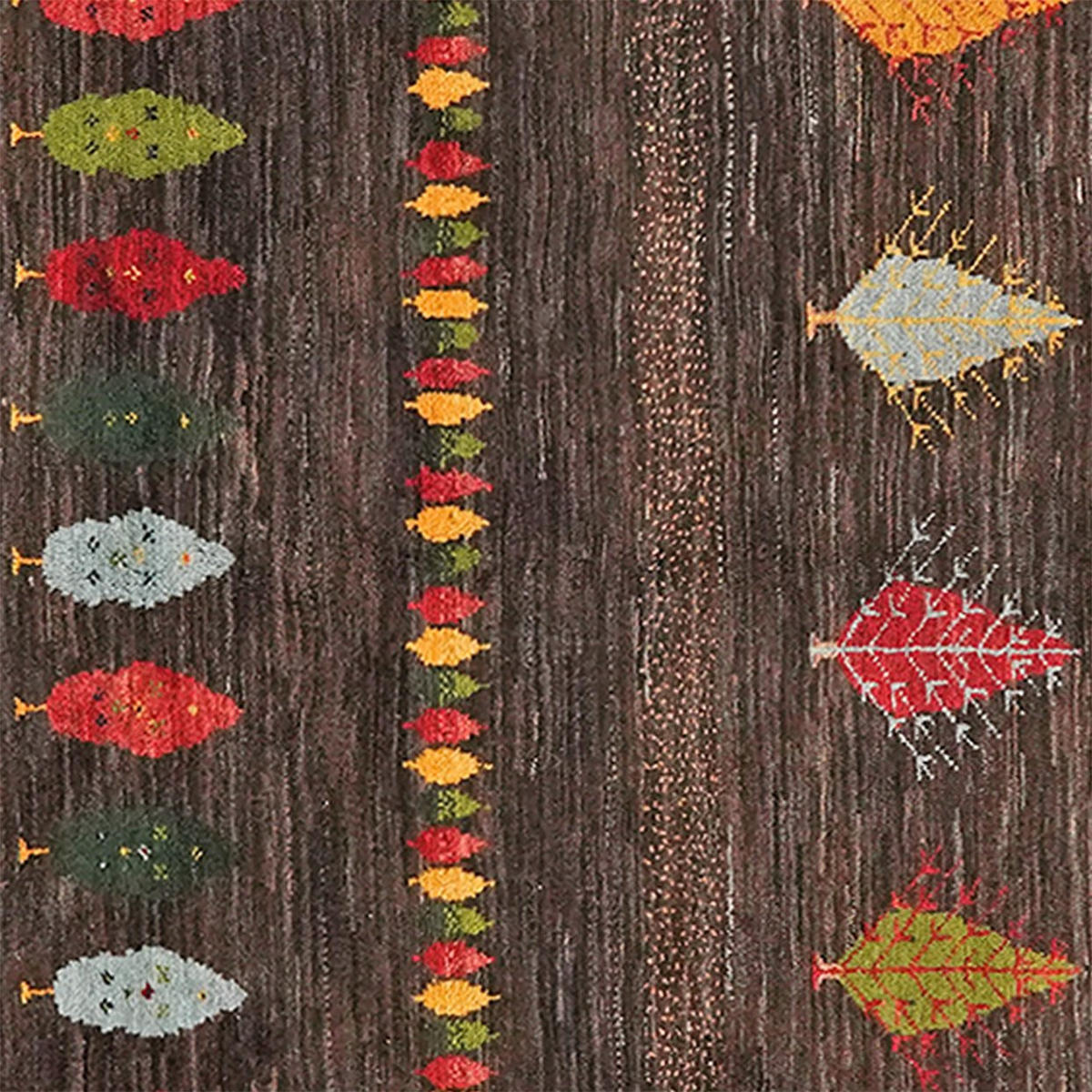 GABBEH-TEPPICH handgeknüpft Sonnat Braun 204/155 cm Schurwolle - Braun, Textil (155/204cm) - Looma