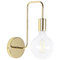 WANDLEUCHTE Savena 23/23/32 cm - Goldfarben, Metall (23/32/23cm) - Beliani