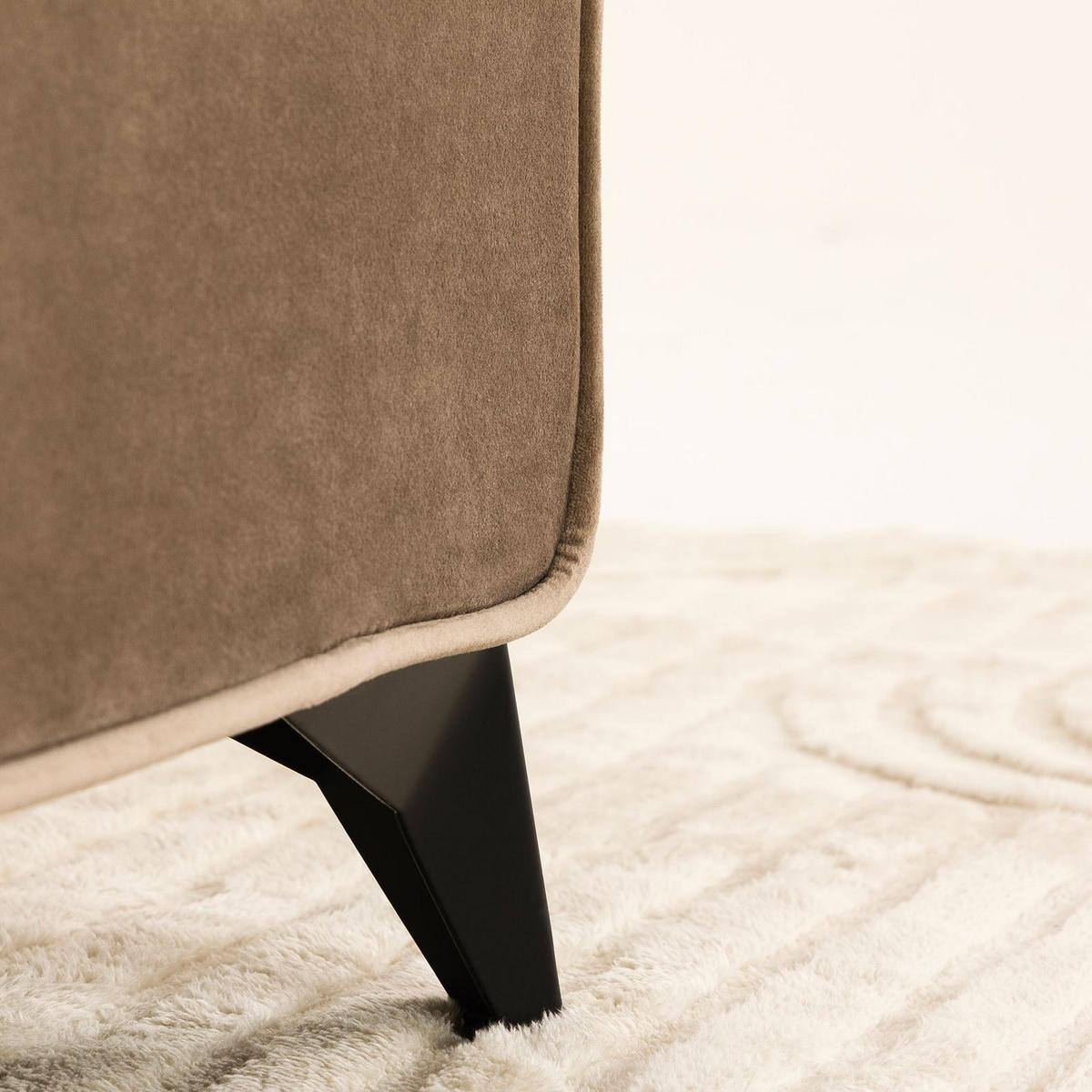 POLSTERBETT LAVORO 140X200 CM - Greige, Textil (140/200cm) - IDIMEX