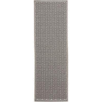 OUTDOORLÄUFER Cleo Weiß/Schwarz 80x240 cm - Schwarz/Weiß, Kunststoff (80/1cm) - KUNSTLOFT