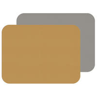 FLEXIMATS Platzsets, 2er Sets, 46x33cm, Senf/Grau - Grau, Textil (33/46/0.2cm) - Freeform