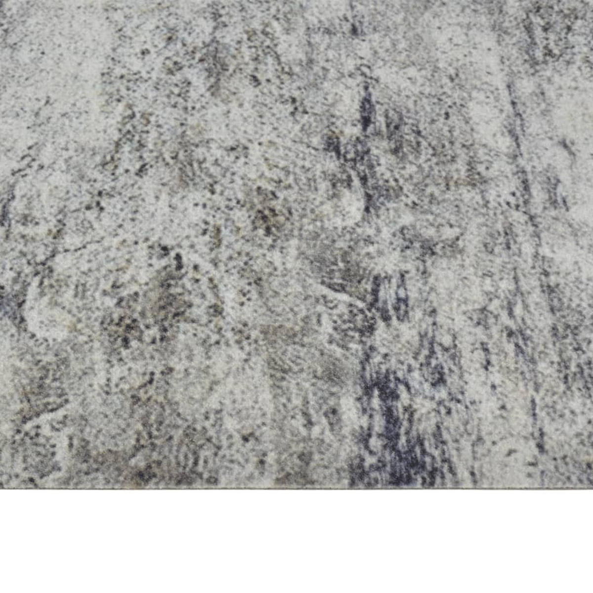 KÜCHENTEPPICH Waschbar Beton 60/180 Cm Samt - Grau, Kunststoff (60/180cm) - vidaXL