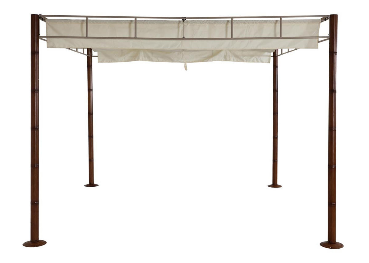 PERGOLA 220x300x300cm Creme-Weiß - Creme, Metall (300/220/300cm) - BERLINLODGE