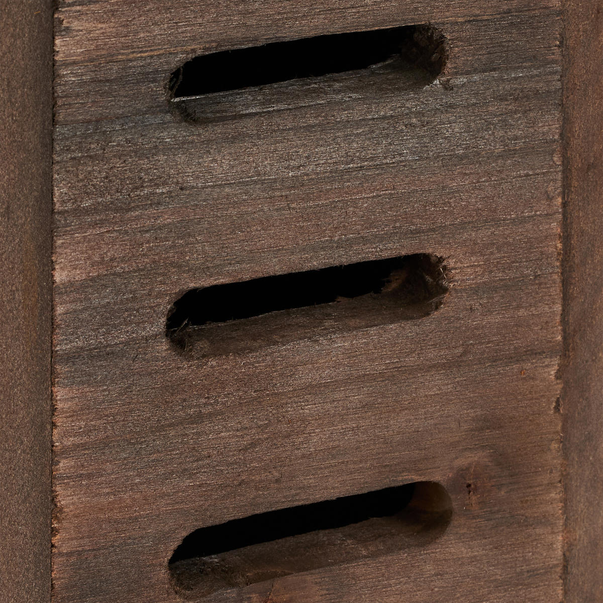 MARIENKÄFERHAUS - Braun, Holz (18/22/12cm) - Relaxdays