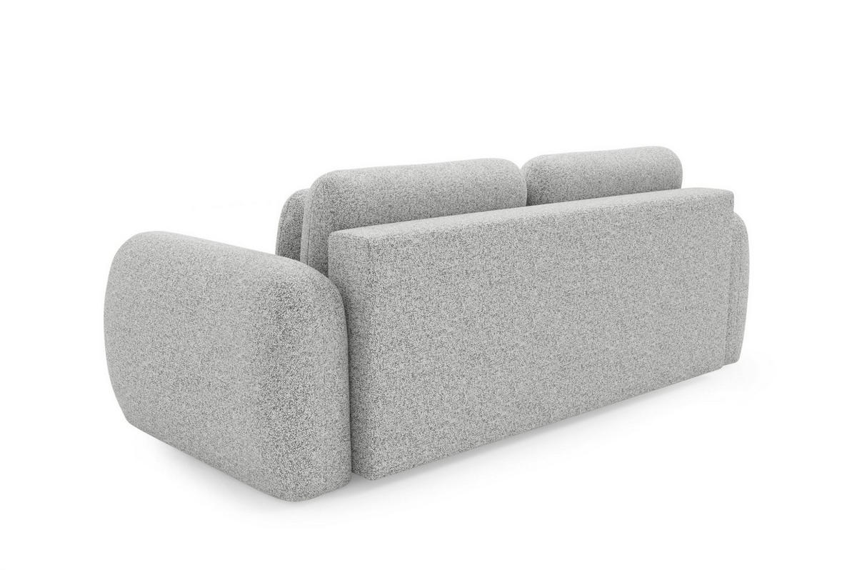 SCHLAFSOFA Gaston - Hellgrau, Holzwerkstoff/Textil (266/95/110cm) - Fun Möbel