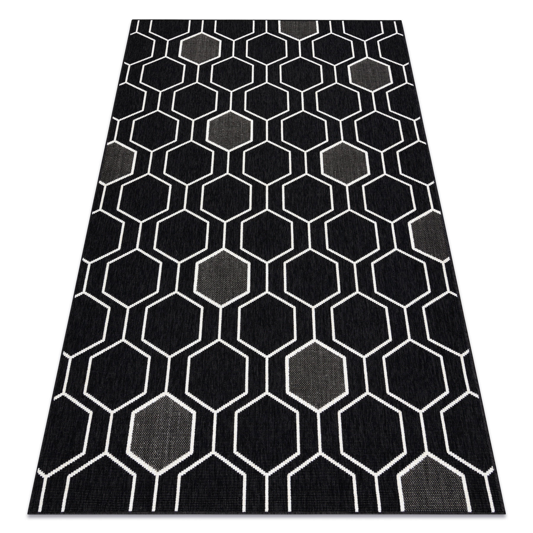 TEPPICH Spring 200/290 cm - Schwarz, Textil (200/290cm) - rugsX