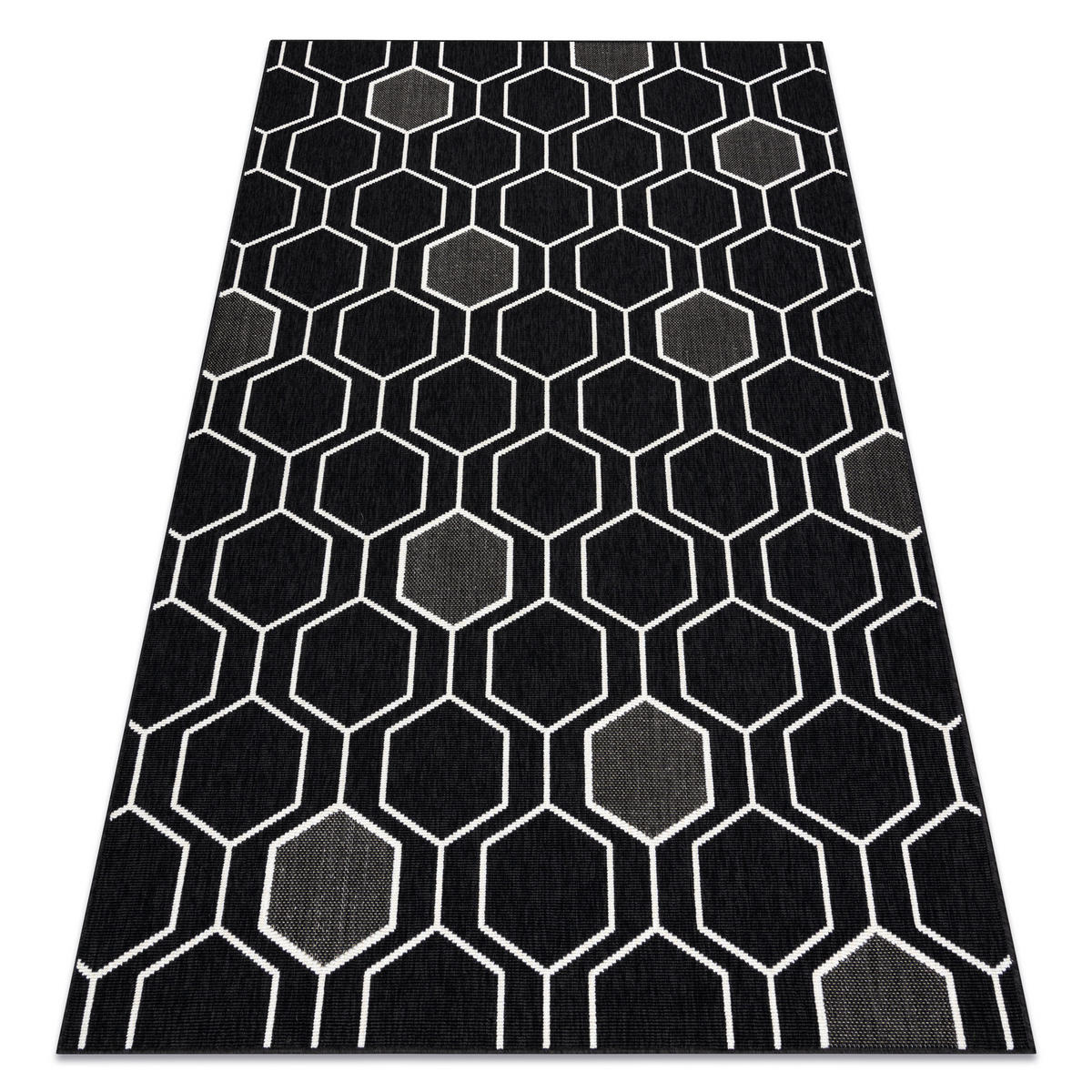 TEPPICH Spring 200/290 cm - Schwarz, Textil (200/290cm) - rugsX