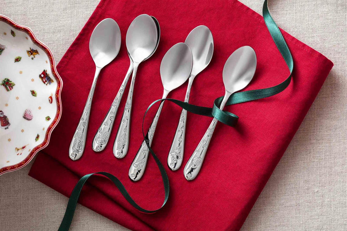 KAFFEELÖFFEL Toy's Delight edelstahl 6er Set - Silberfarben, Metall - Villeroy & Boch
