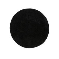 HOCHFLORTEPPICH Soho Schwarz ø 160 cm rund - Schwarz, Kunststoff (160/160cm) - benuta